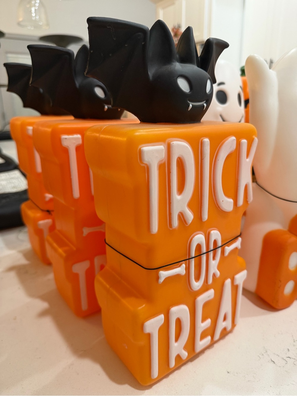 Halloween Trick or Treat Stacking Toy - Orange & Black Target Blow Mold